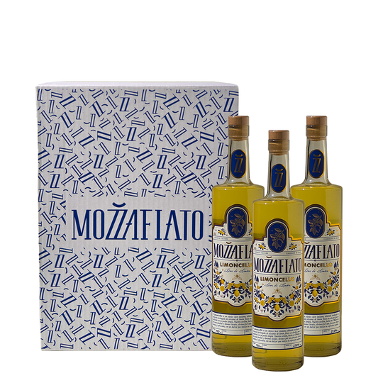 Pack de 3 botellas de Limoncello Mozzafiato 750 ml