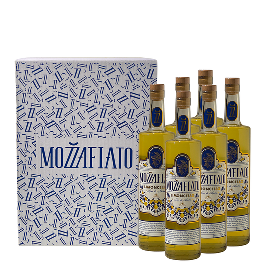 Pack de 6 botellas de Limoncello Mozzafiato 750 ml